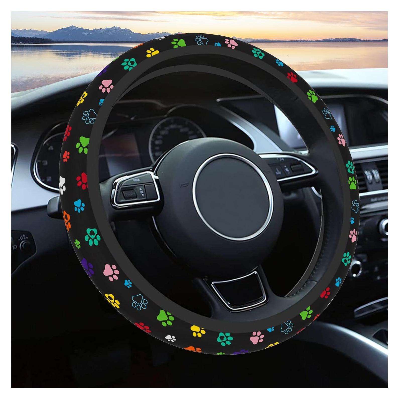 Funda de Volante Neopreno Pcnjozx 15 Pulgadas Antideslizante