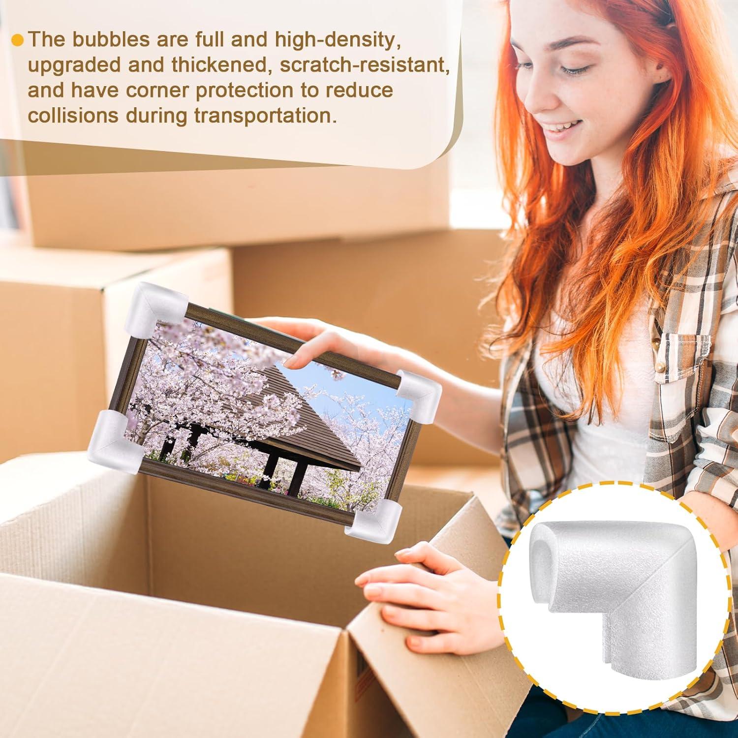 12 Protectores de Esquinas de Espuma Pwbarwq para Mudanza