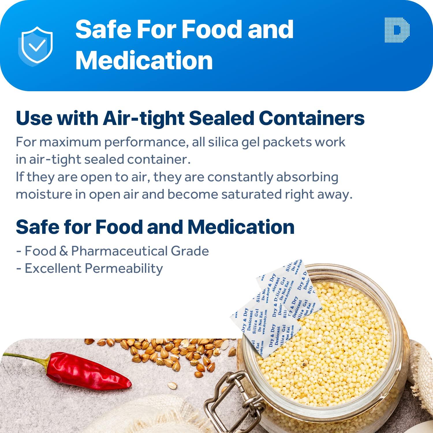 Paquetes de Gel de Sílice Seco L2K 50x1g - Deshidratantes