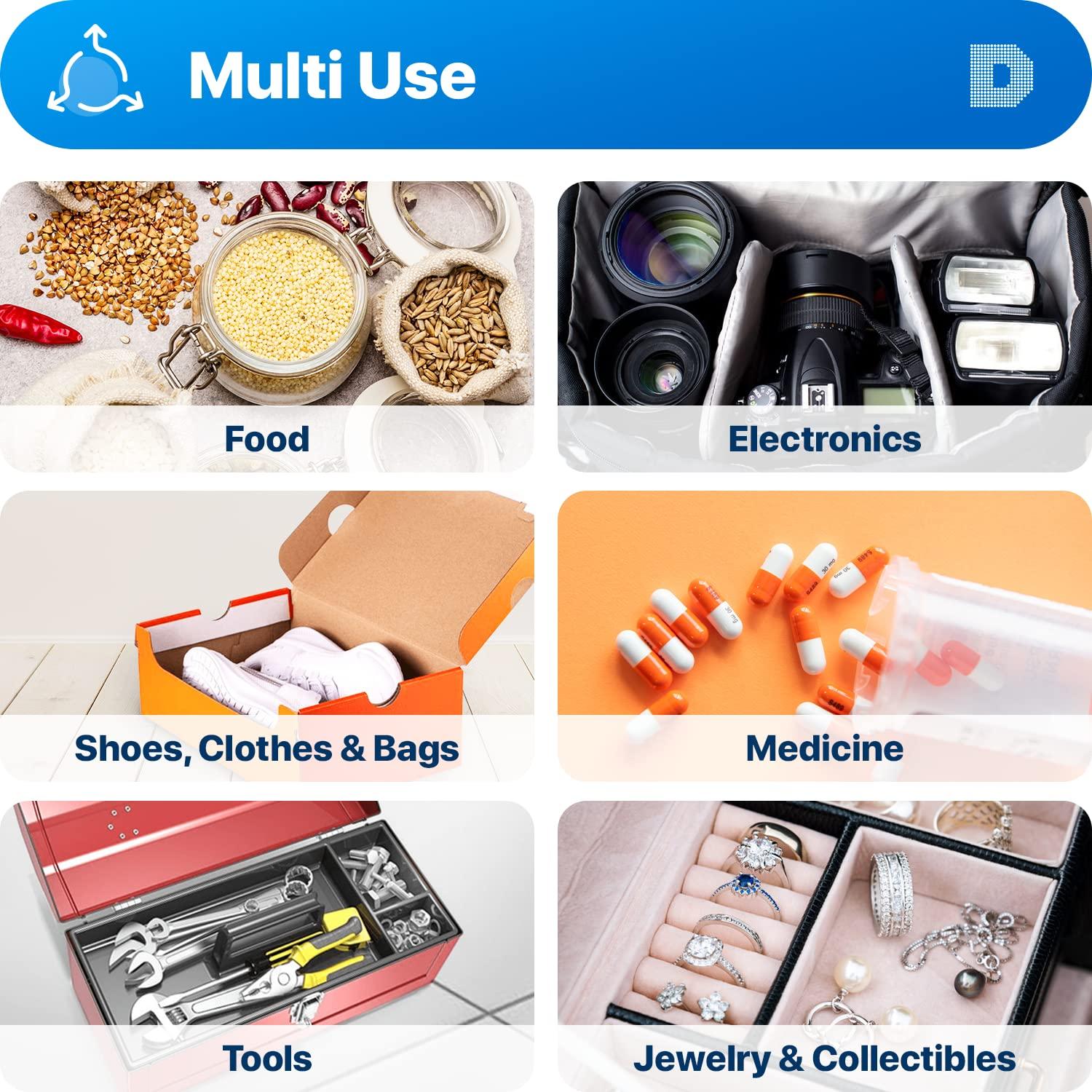 Paquetes de Gel de Sílice Seco L2K 50x1g - Deshidratantes