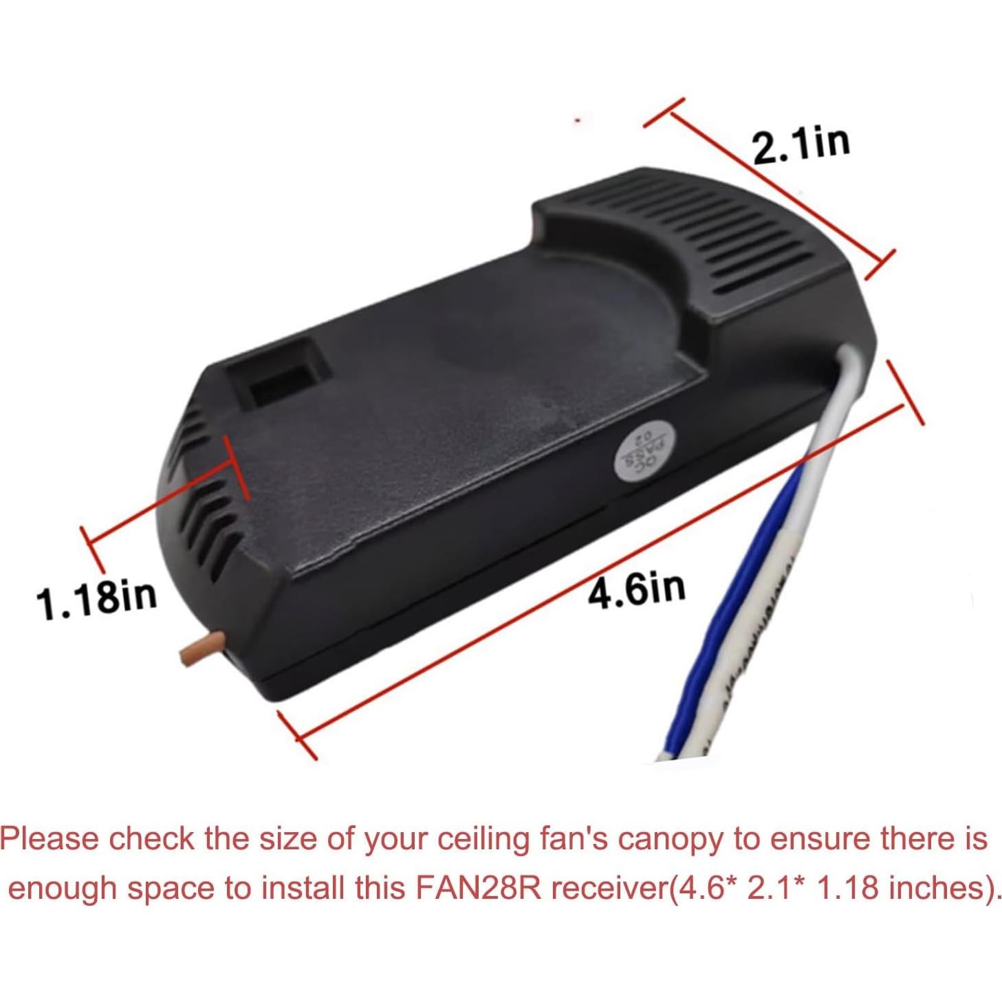 Receptor de Ventilador de Techo FAN28R Onisamt 240W 303.9MHz