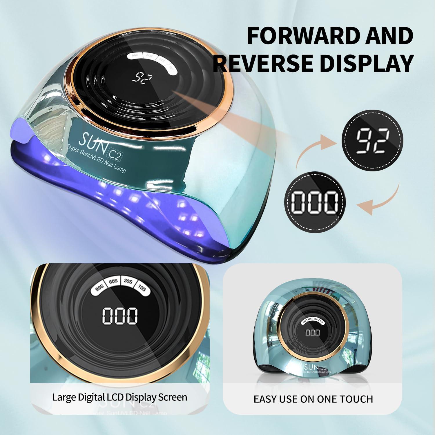 Lámpara UV para Uñas MIRAGE LAYON 288W con 63 LEDs