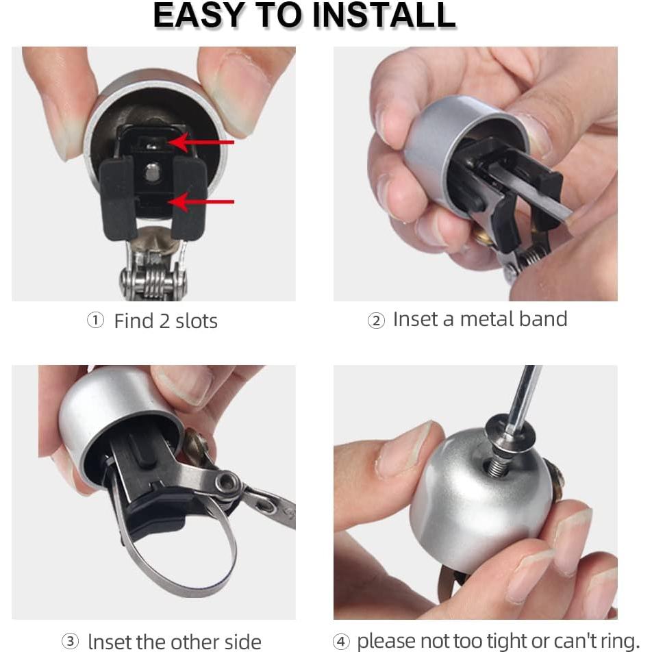 Campana de Bicicleta ROCKBROS Clásica Sonido Fuerte 47g