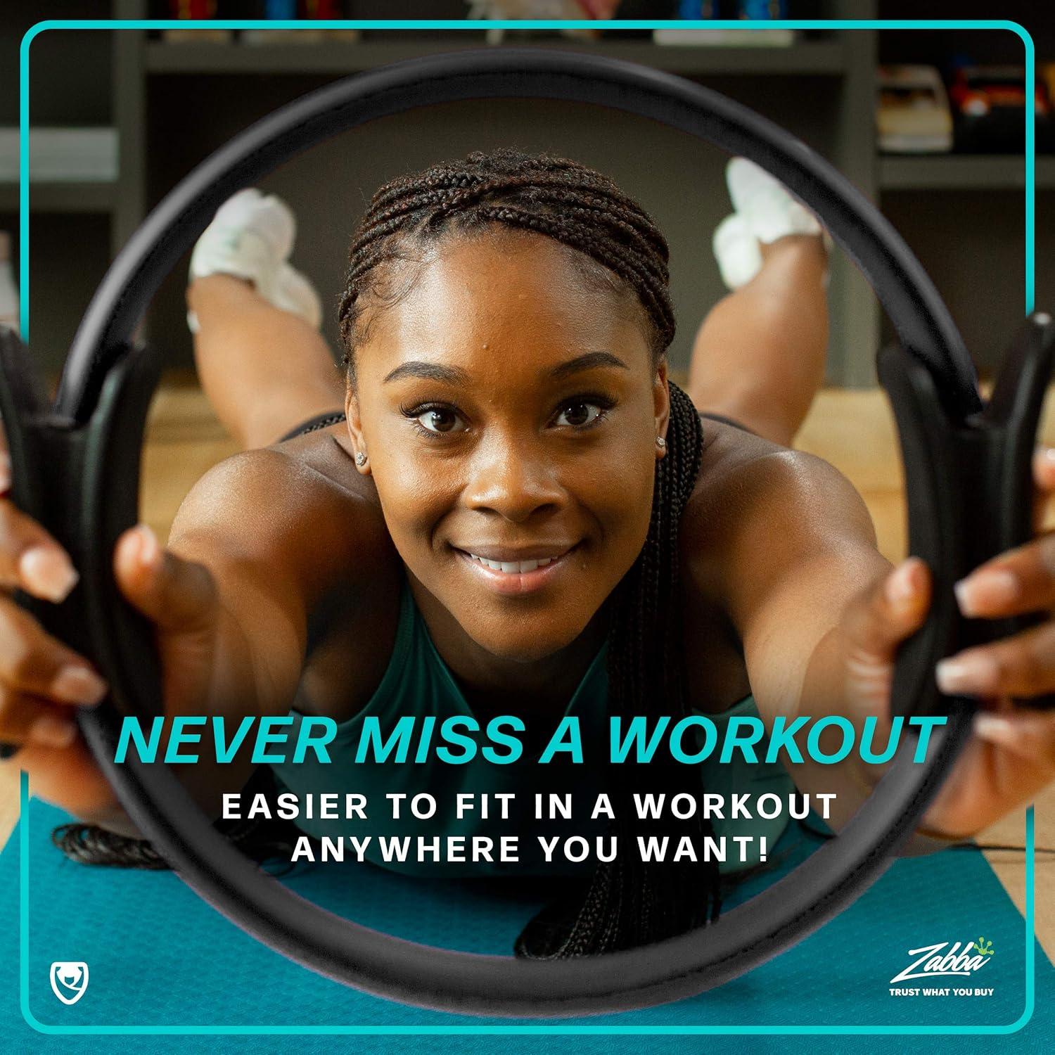 Anillo de Pilates URBNFit 30.5 cm con Doble Agarre y Almohadillas