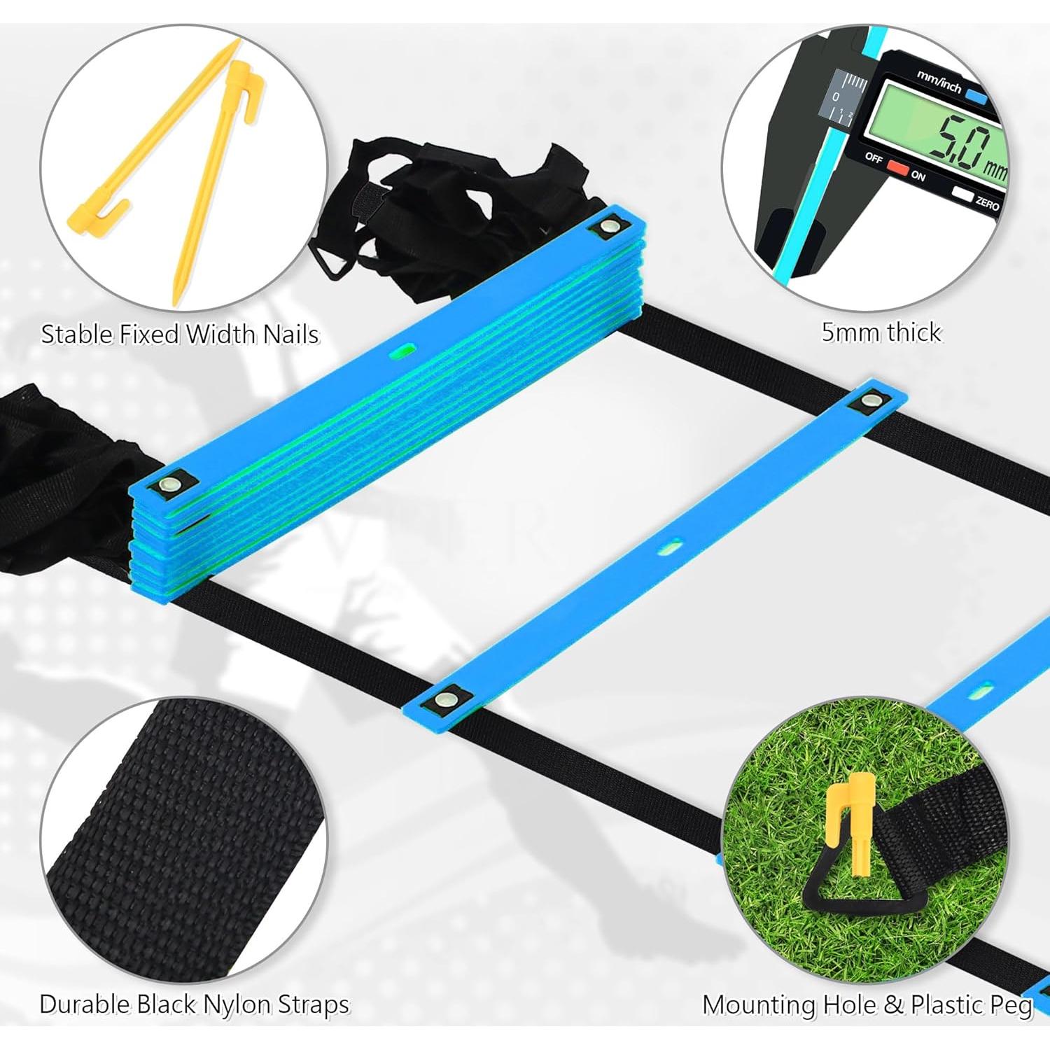Escalera de Agilidad Camkinger 6m 12 Peldaños con Bolsa
