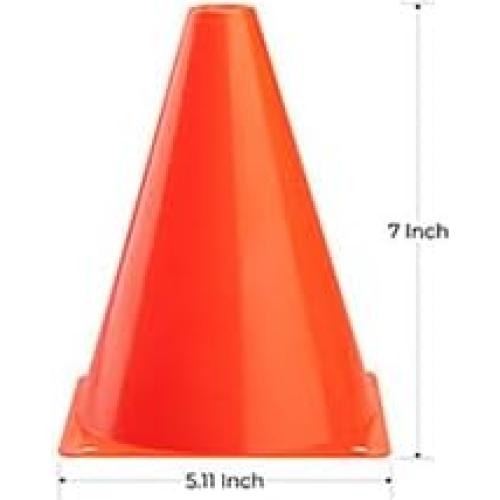 Conos de Entrenamiento CARTMAN 12pk 7" Naranja para Fútbol