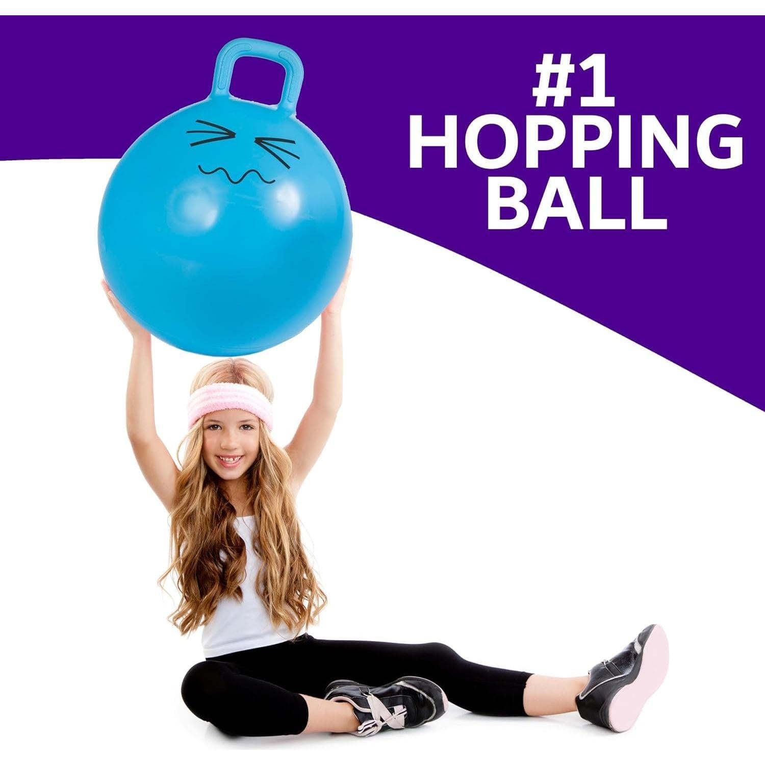 Pelota Saltarina Xino Sports Azul 56 cm - Juguete Seguro y Duradero