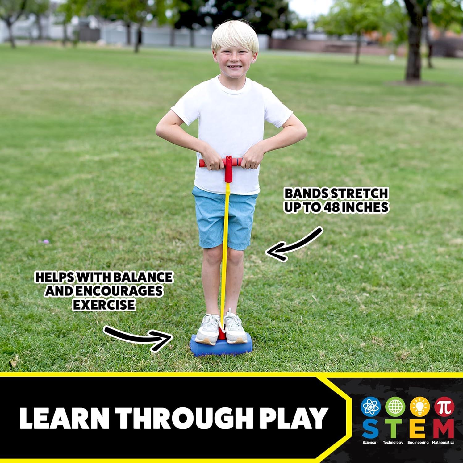 Stomp Rocket Dueling Stomp Hopper - Saltador para Niños 3+