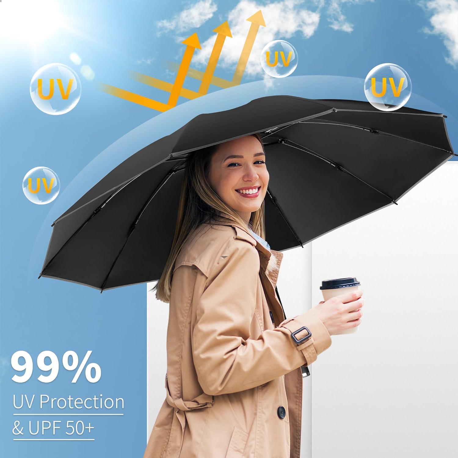 Paraguas Invertido Seniny Compacto Automático UV 118 cm