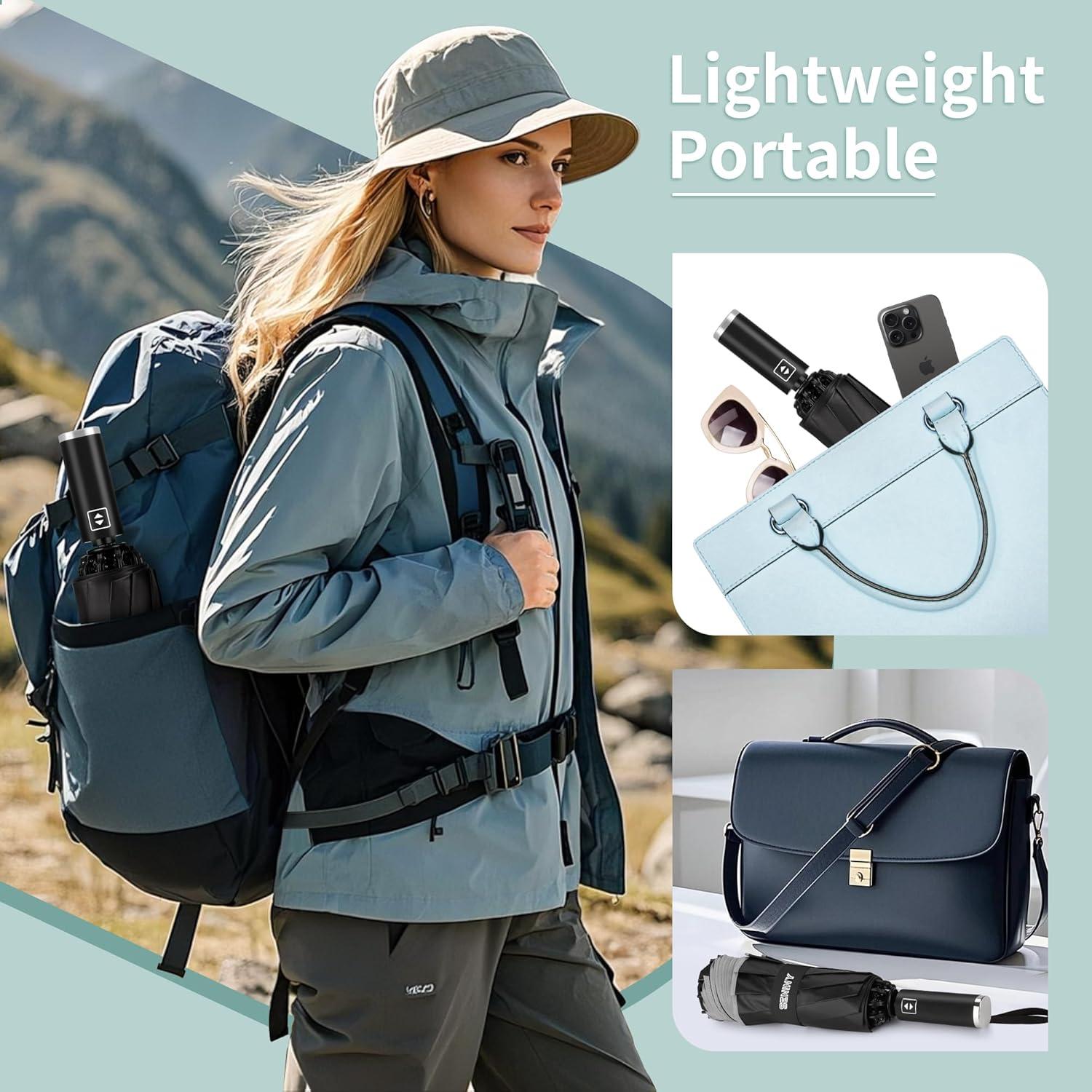 Paraguas Invertido Seniny Compacto Automático UV 118 cm