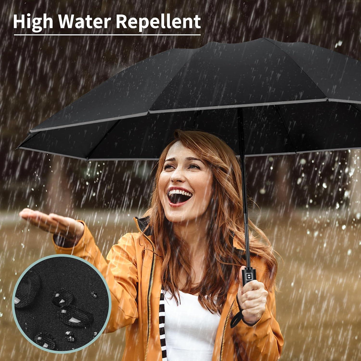 Paraguas Invertido Seniny Compacto Automático UV 118 cm