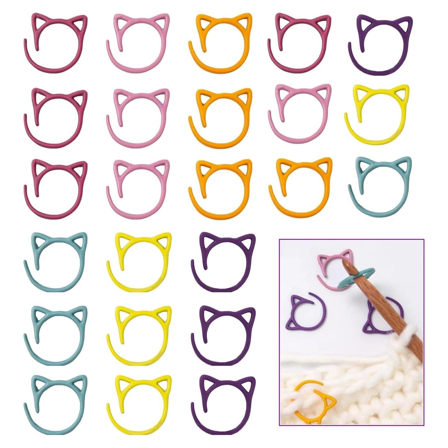 Marcadores de Puntos de Tejer Hilsayum Metal Mini 12 Unidades