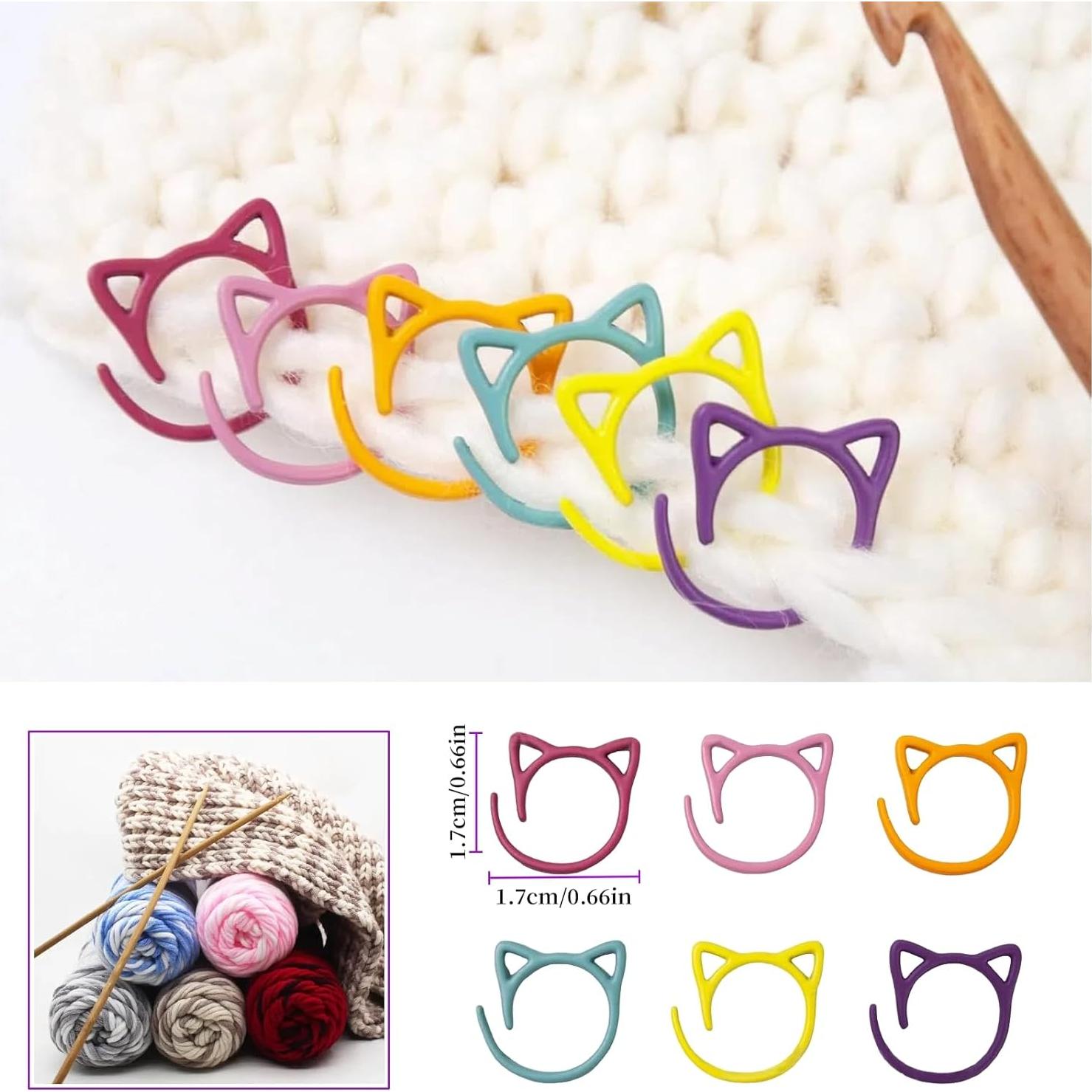 Marcadores de Puntos de Tejer Hilsayum Metal Mini 12 Unidades