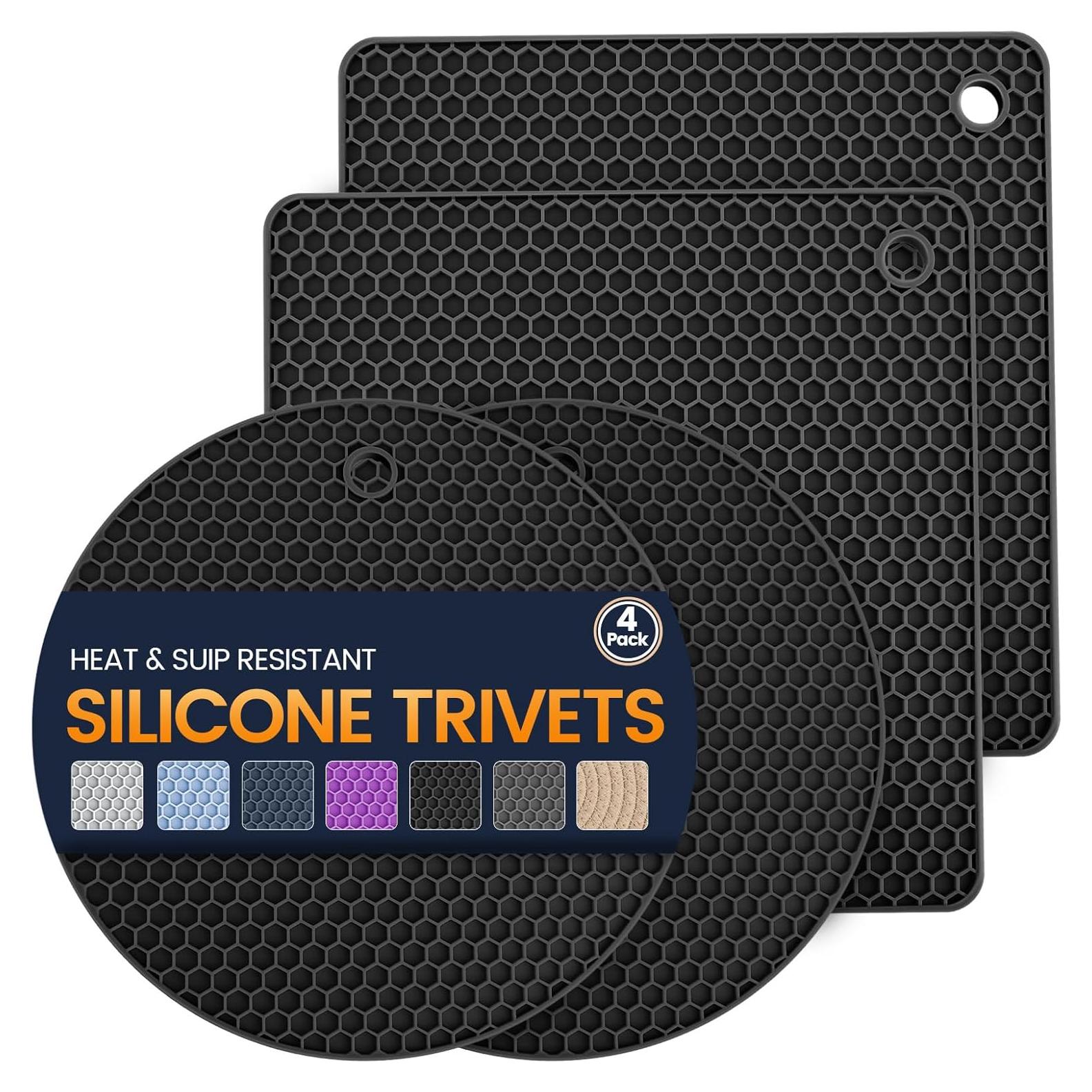 Mats de Silicona Daisiki Antideslizantes Resistentes al Calor