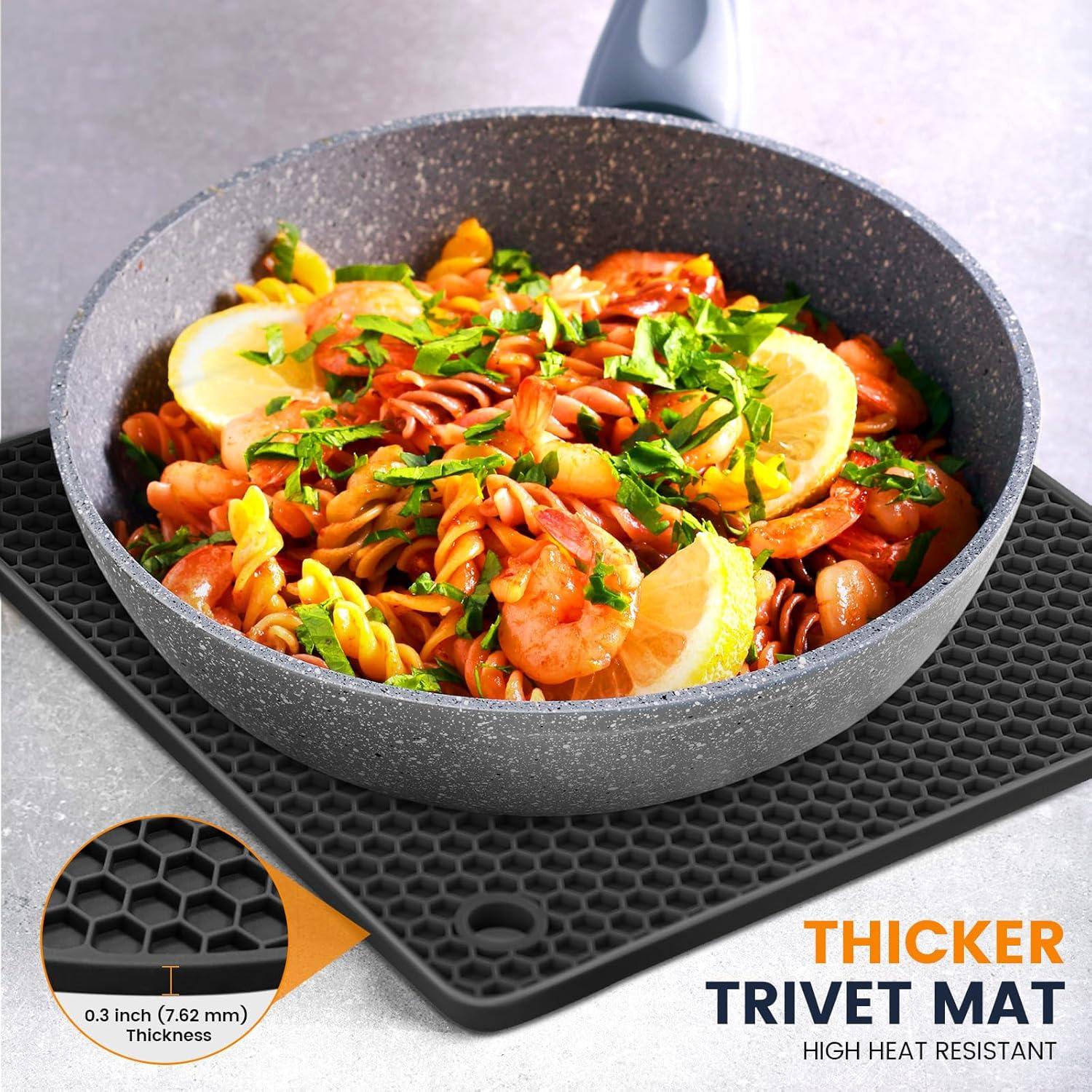 Mats de Silicona Daisiki Antideslizantes Resistentes al Calor