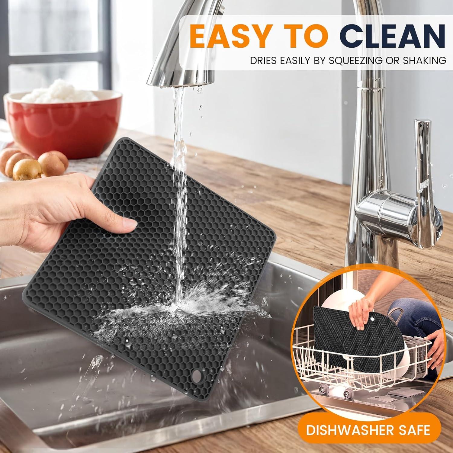 Mats de Silicona Daisiki Antideslizantes Resistentes al Calor