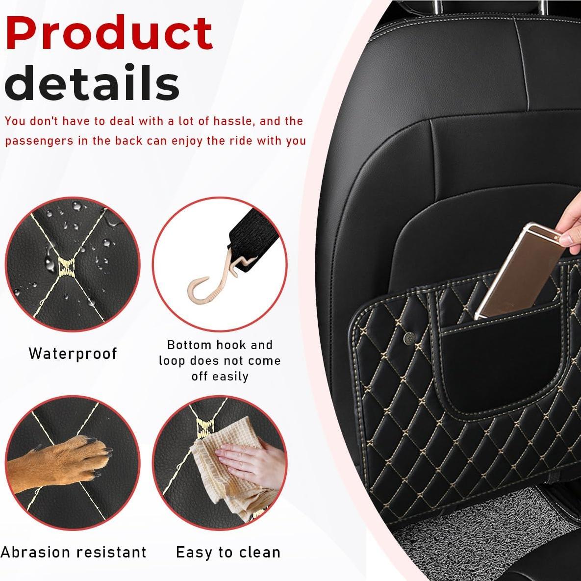 Protectores de Patadas para Auto Suvnie de Cuero Impermeable