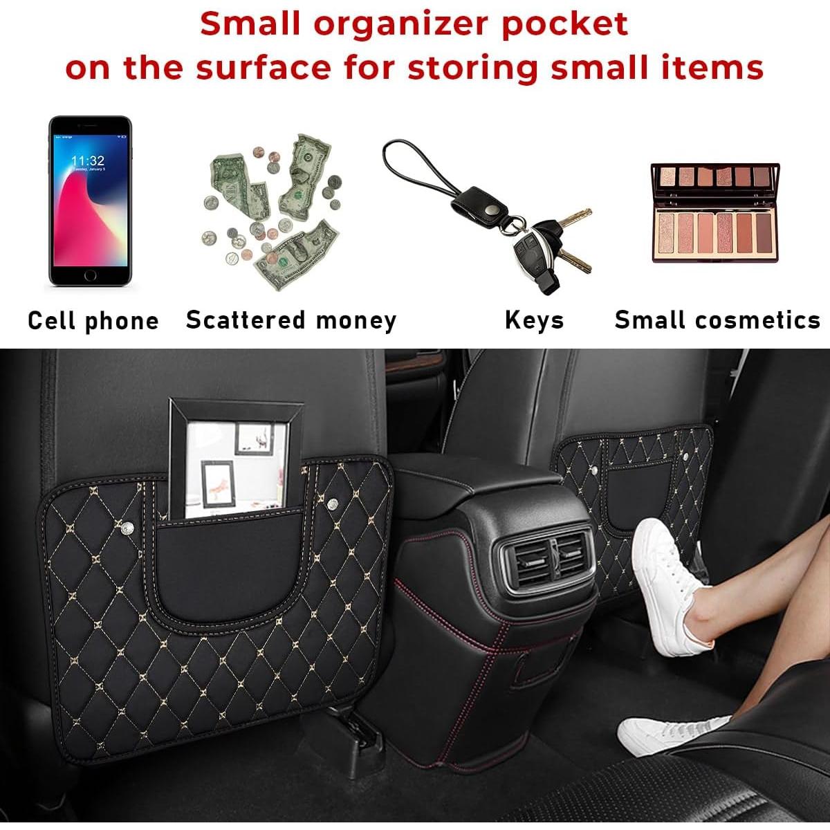 Protectores de Patadas para Auto Suvnie de Cuero Impermeable