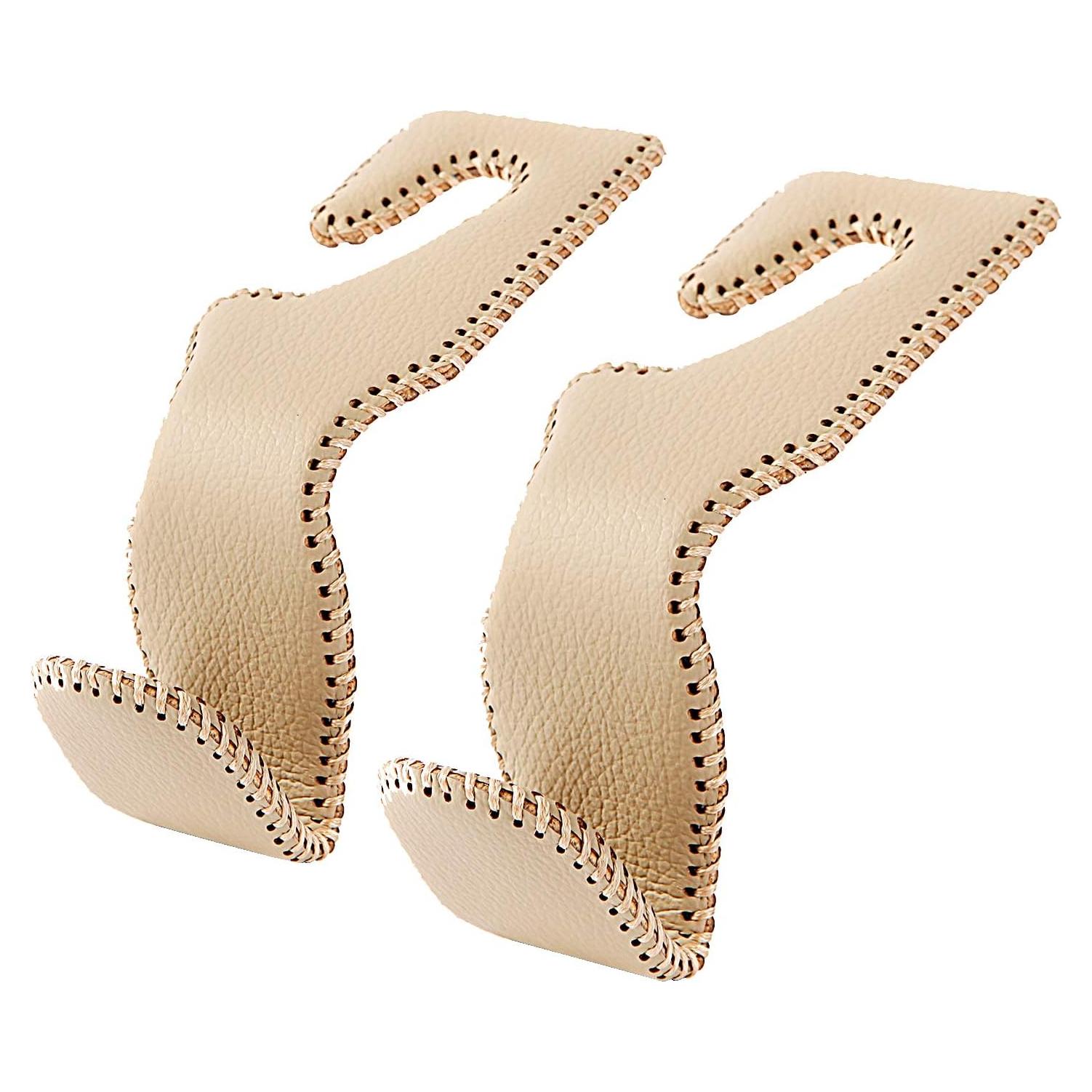 Ganchos para Reposacabezas AMVOYOA Beige - Paquete de 2