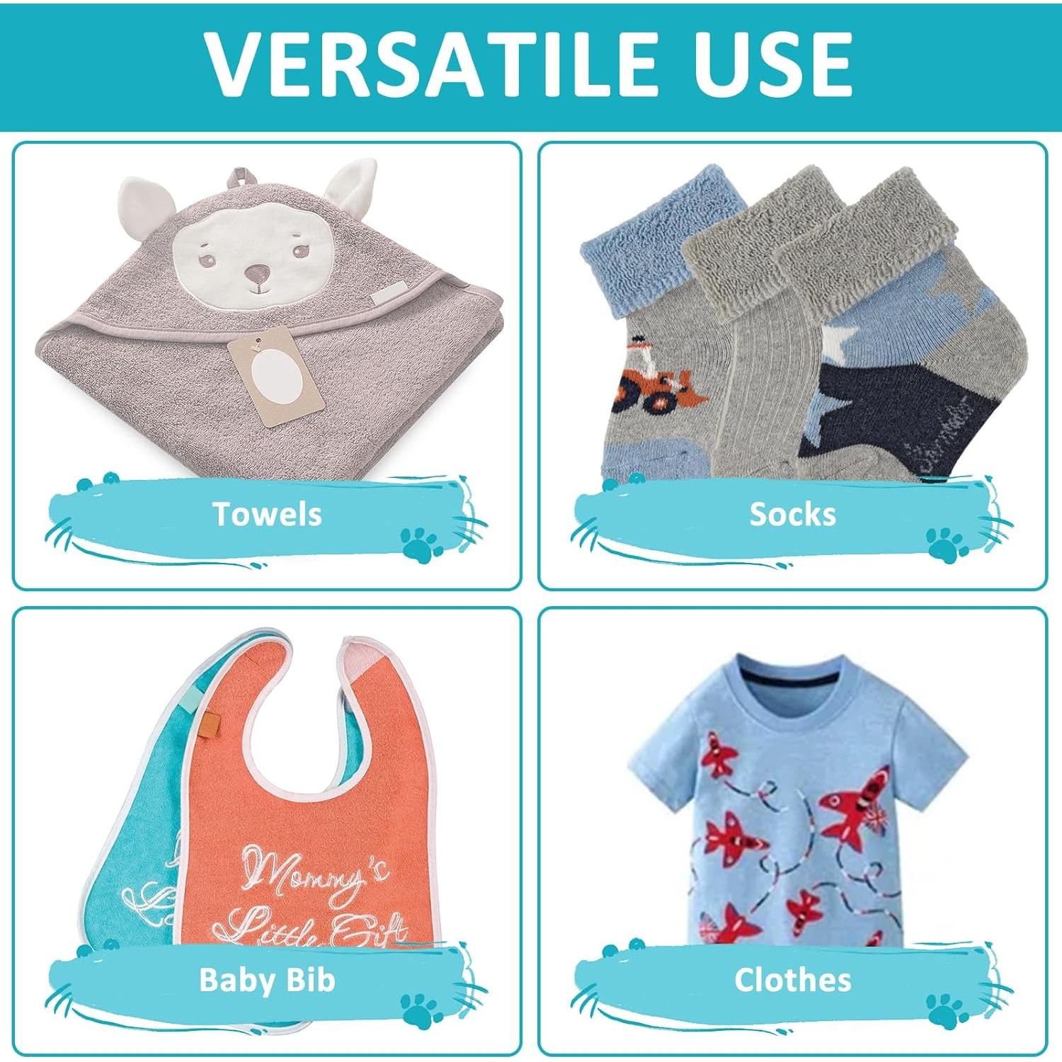 Clips de Percha de Viaje TamBee - 3 Piezas Animales, 6 Clips