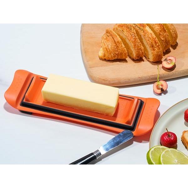 Tazón para Mantequilla Hermético IKOCO Naranja 23x7cm