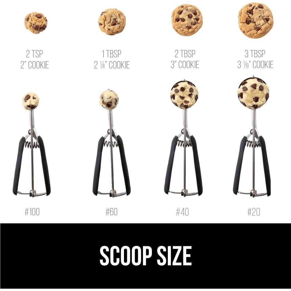 Cucharón de Acero Inoxidable Gorilla Grip 1 Cucharada Negro