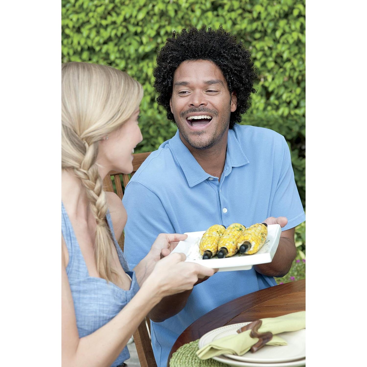 Conjunto de 8 Palas para Maíz Weber - Acero Inoxidable y Nylon