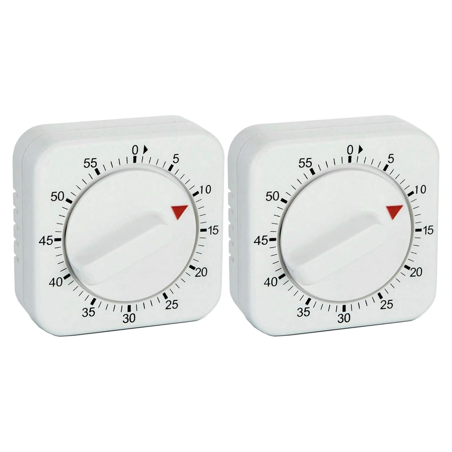 Temporizador de Cocina Mecánico NUOSWEK 60 Minutos 2 Paquete