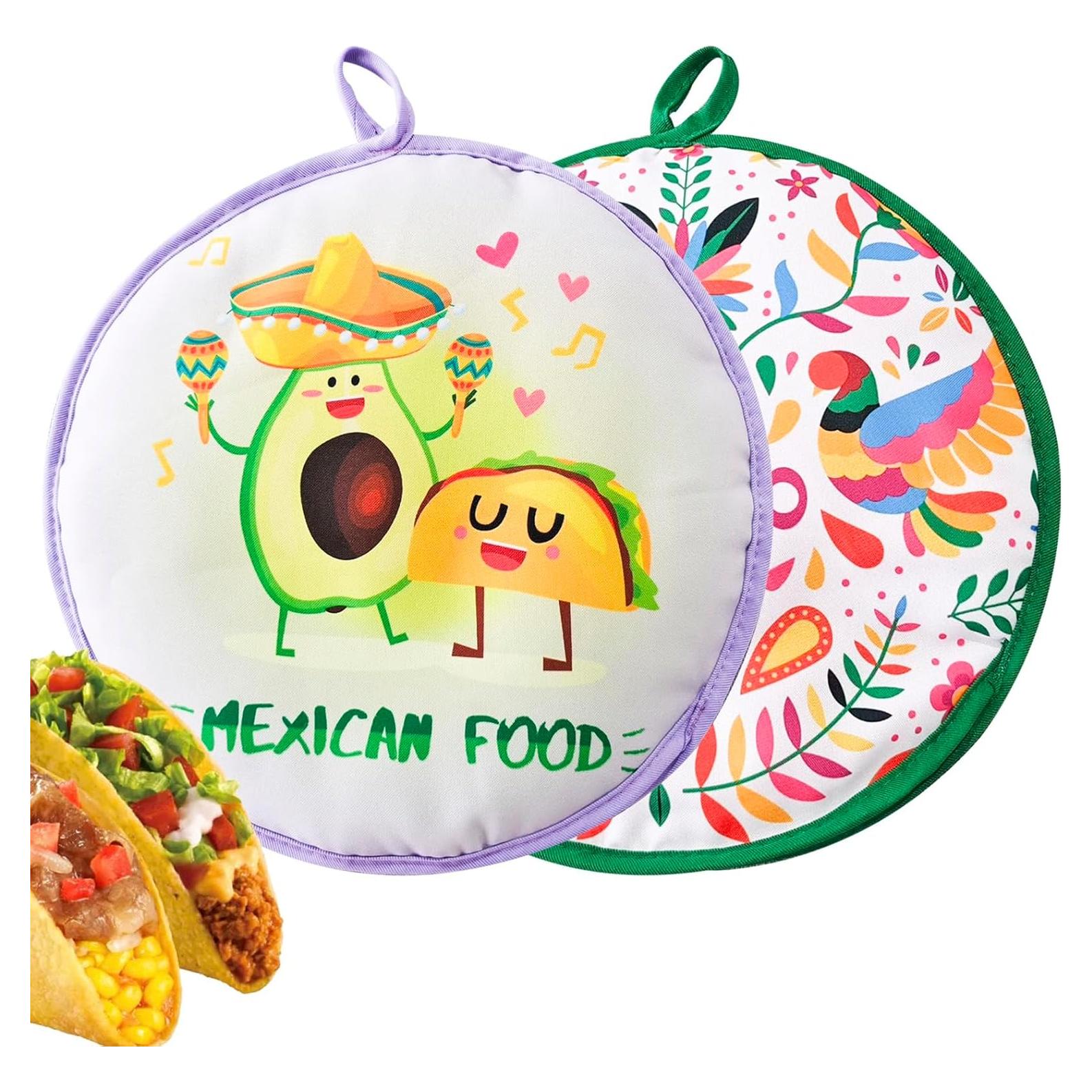 Calentador de Tortillas Duthcbw 2 Piezas Verde/Púrpura