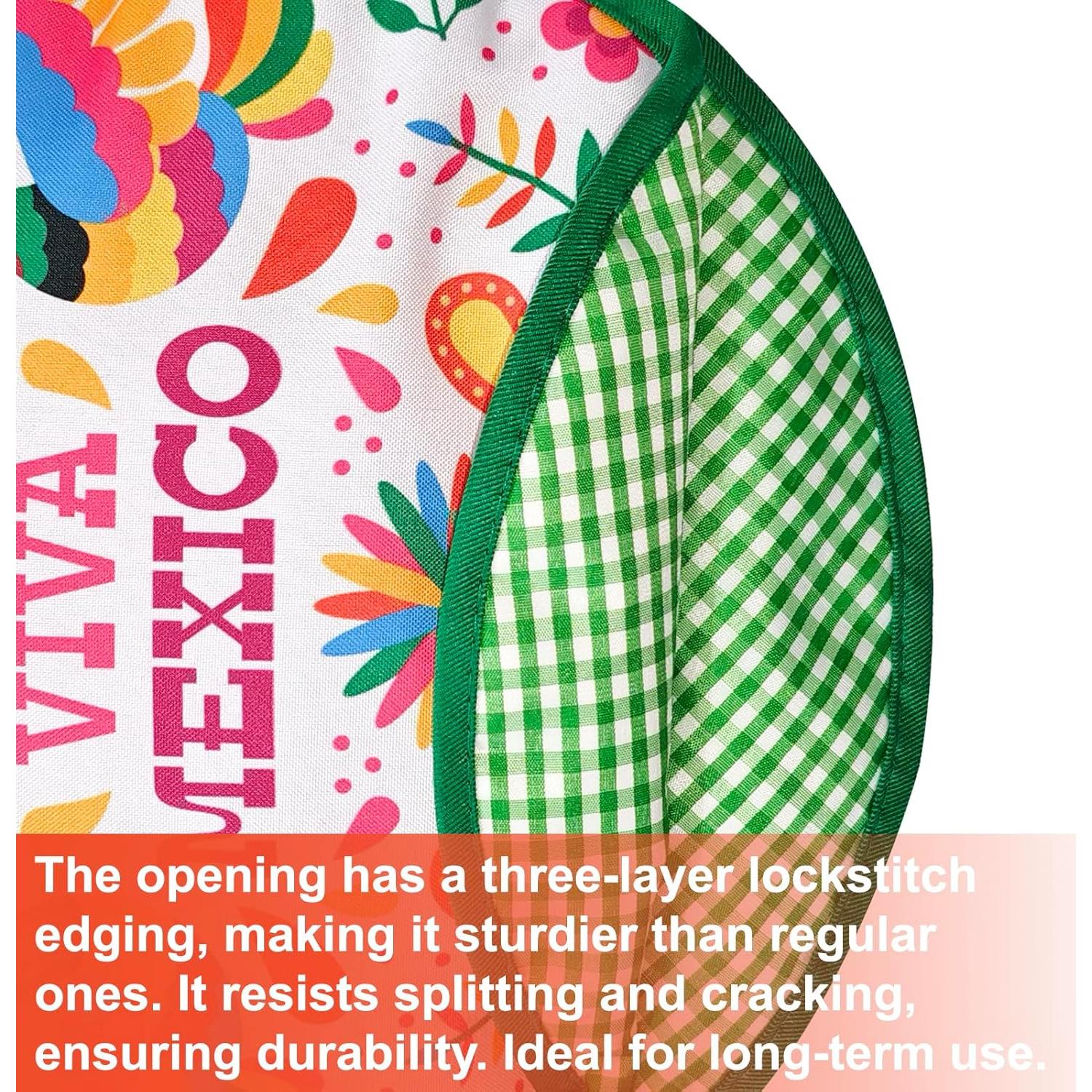 Calentador de Tortillas Duthcbw 2 Piezas Verde/Púrpura