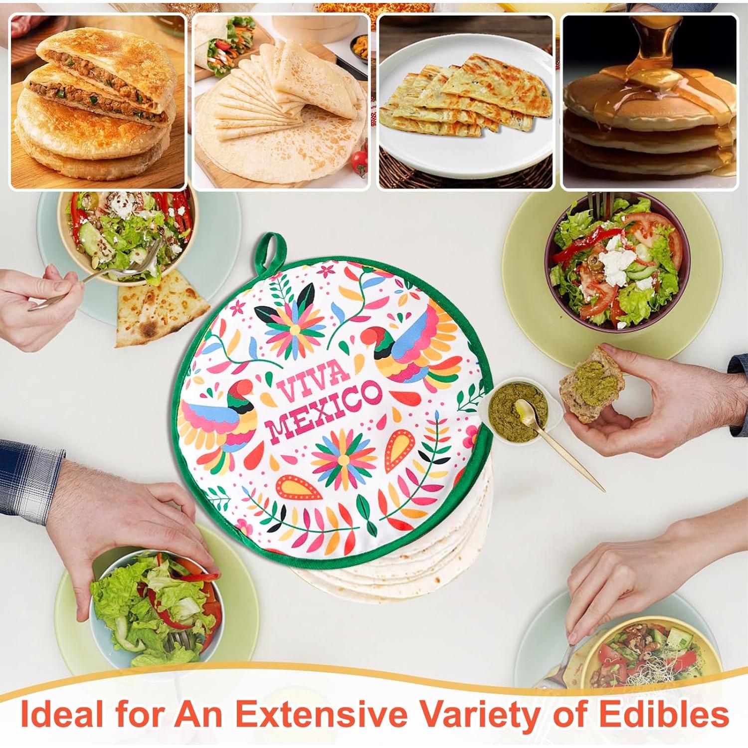 Calentador de Tortillas Duthcbw 2 Piezas Verde/Púrpura