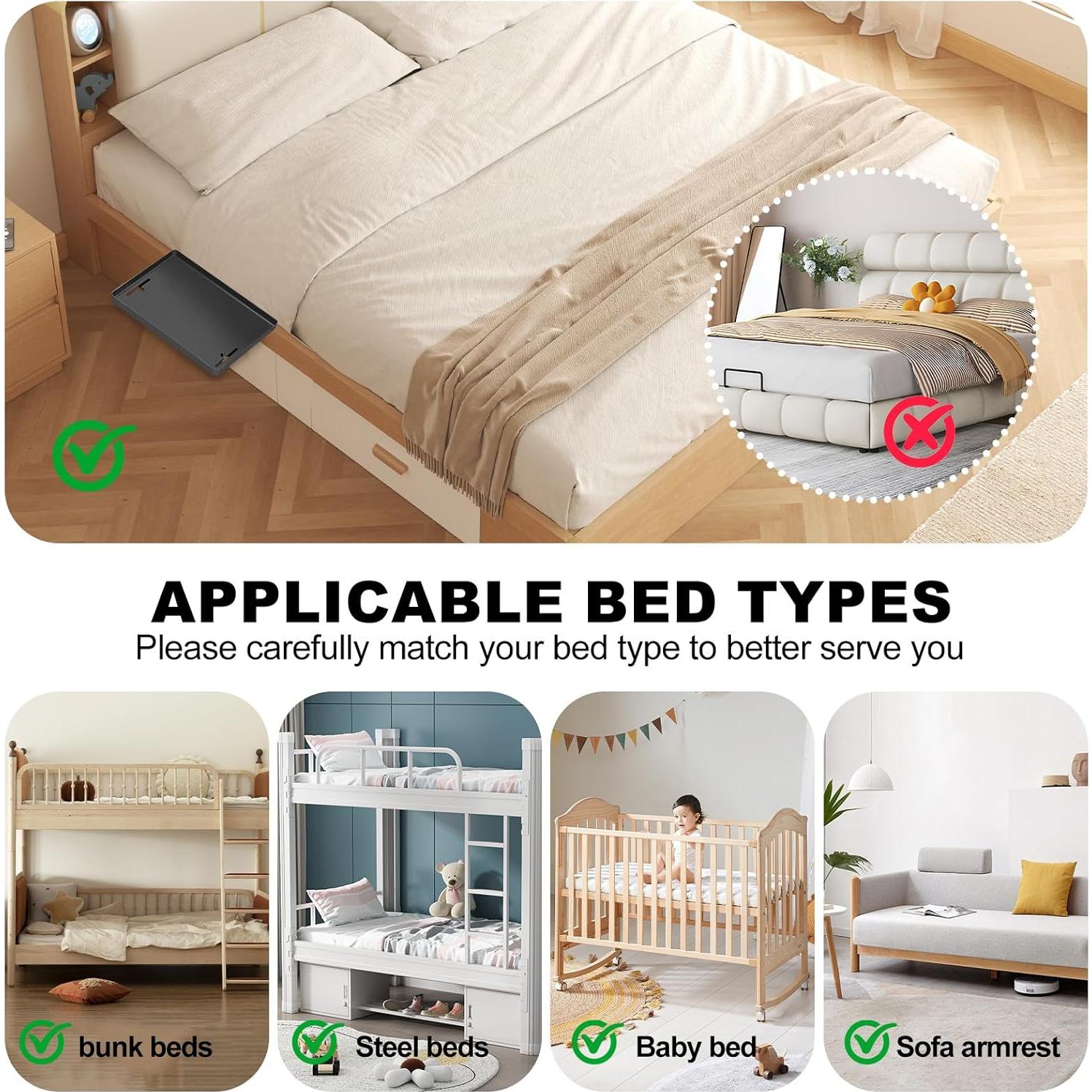 Estante de Cama FABIEN SIEFFERT Negro 32x23 cm para Literas