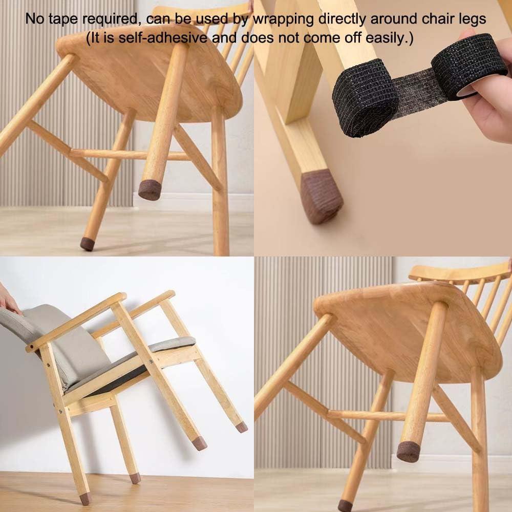 Calcetines Antideslizantes para Patas de Sillas VORTINIOUS 4Pcs Beige