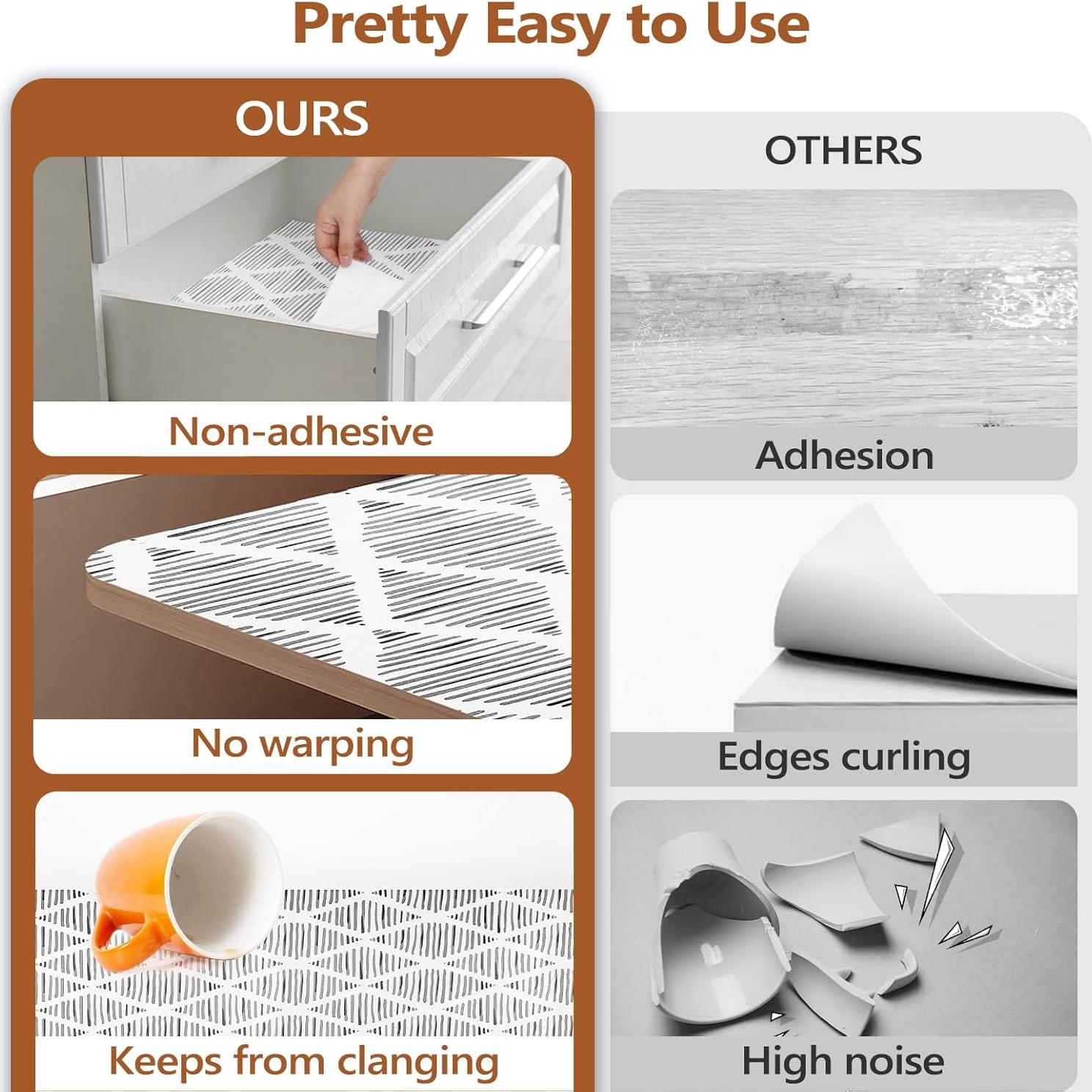 Forro Antideslizante para Cajones y Estantes CLENAT 60x600 cm Gris