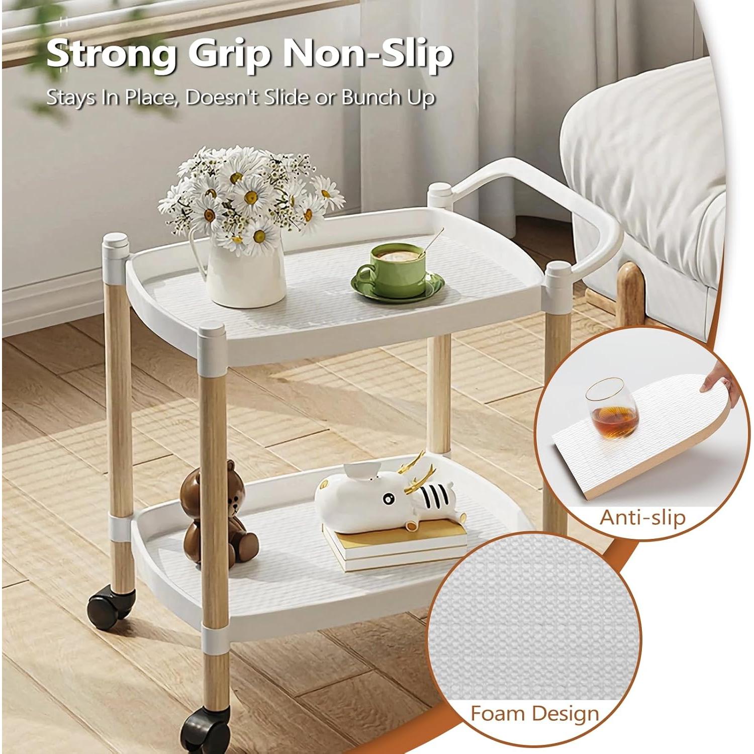 Forro de Cajón Antideslizante CLENAT 30cm x 3m Blanco