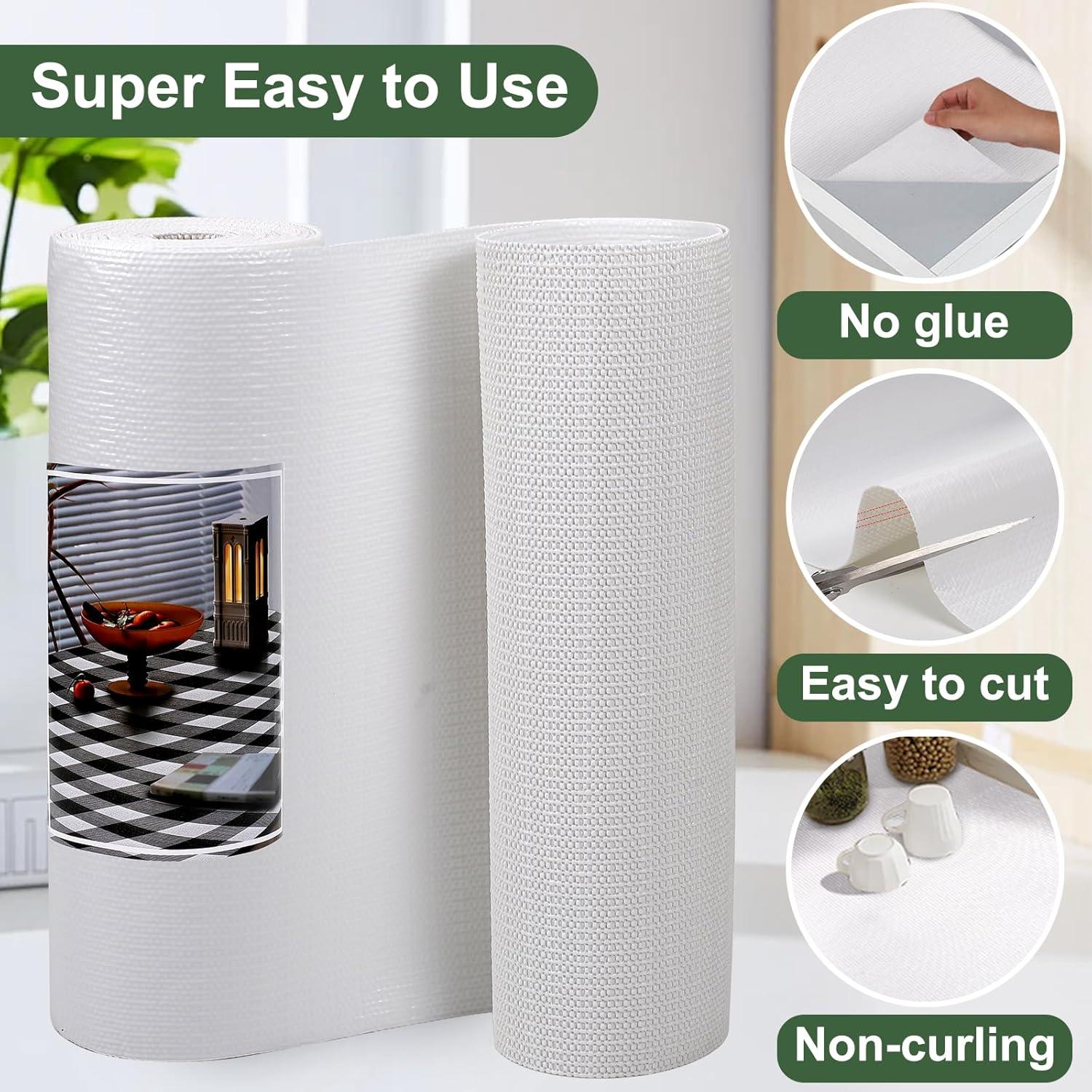 Forro de Cajón Antideslizante CLENAT 30cm x 3m Blanco