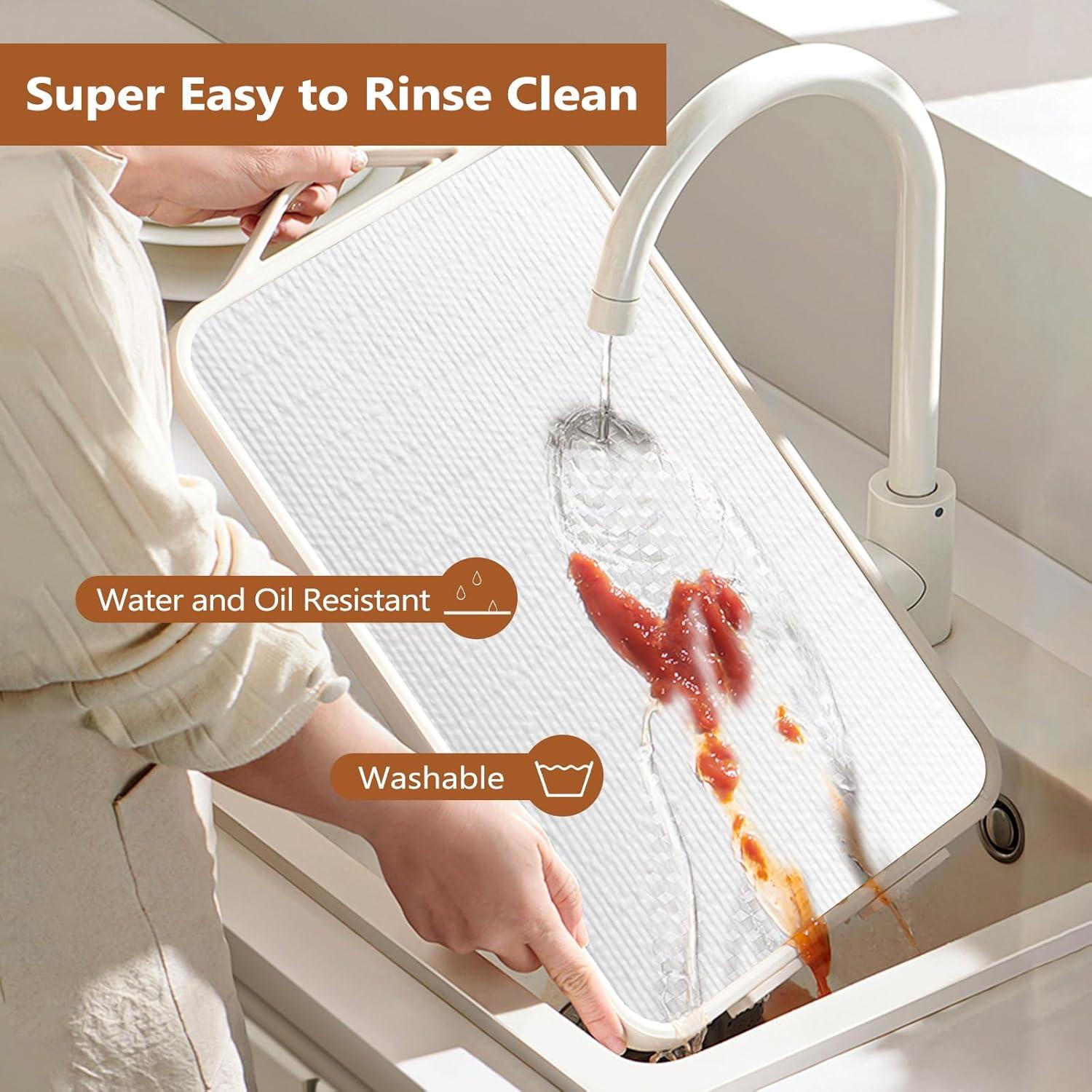 Forro de Cajón Antideslizante CLENAT 30cm x 3m Blanco