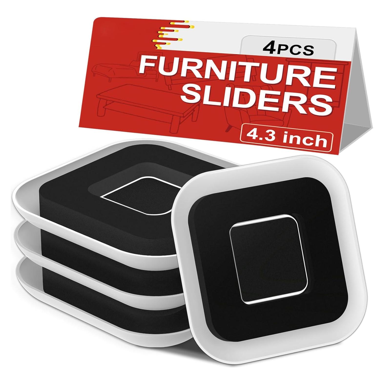 Deslizadores de Muebles KISSCORE 4 PCS 10.92 cm Antideslizantes