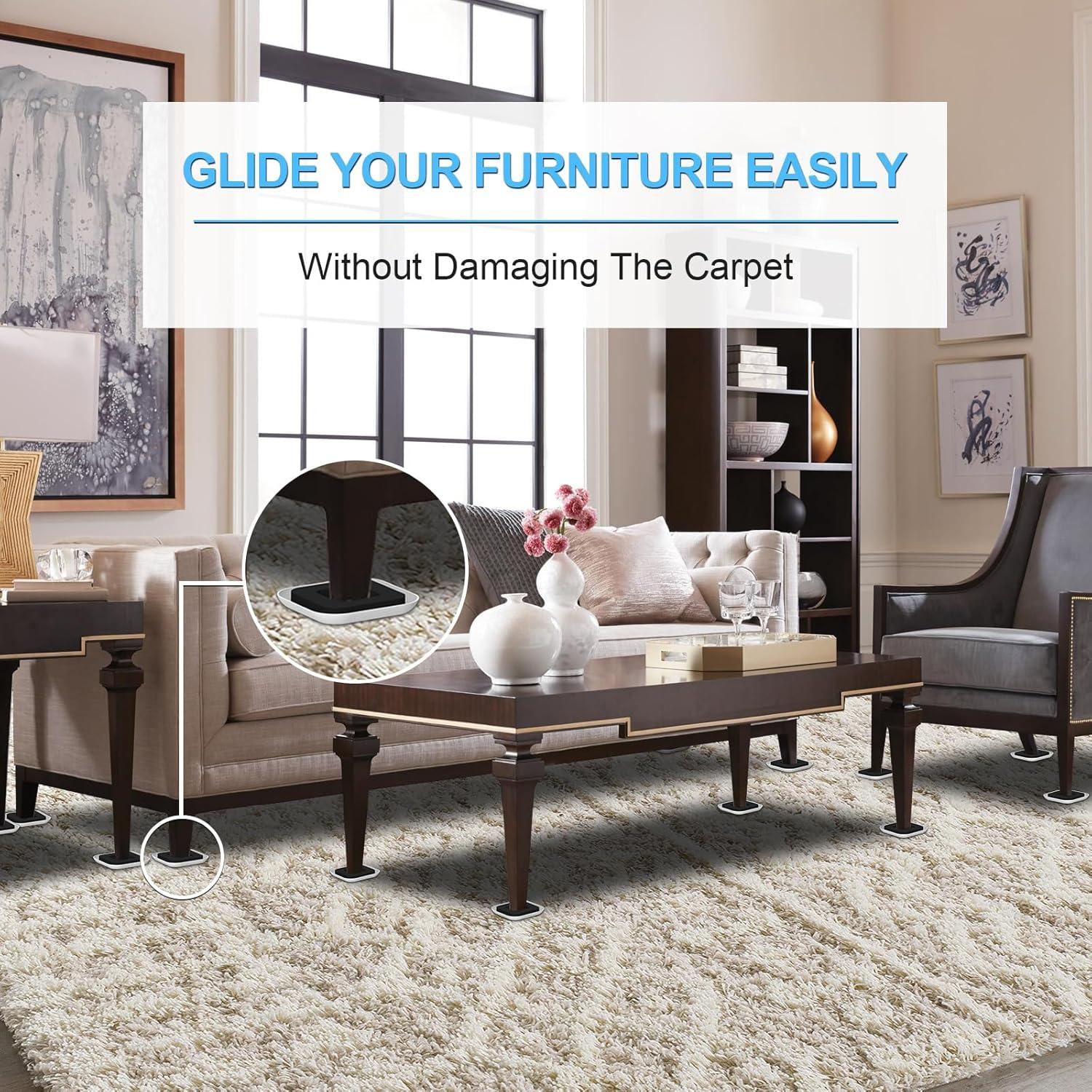 Deslizadores de Muebles KISSCORE 4 PCS 10.92 cm Antideslizantes