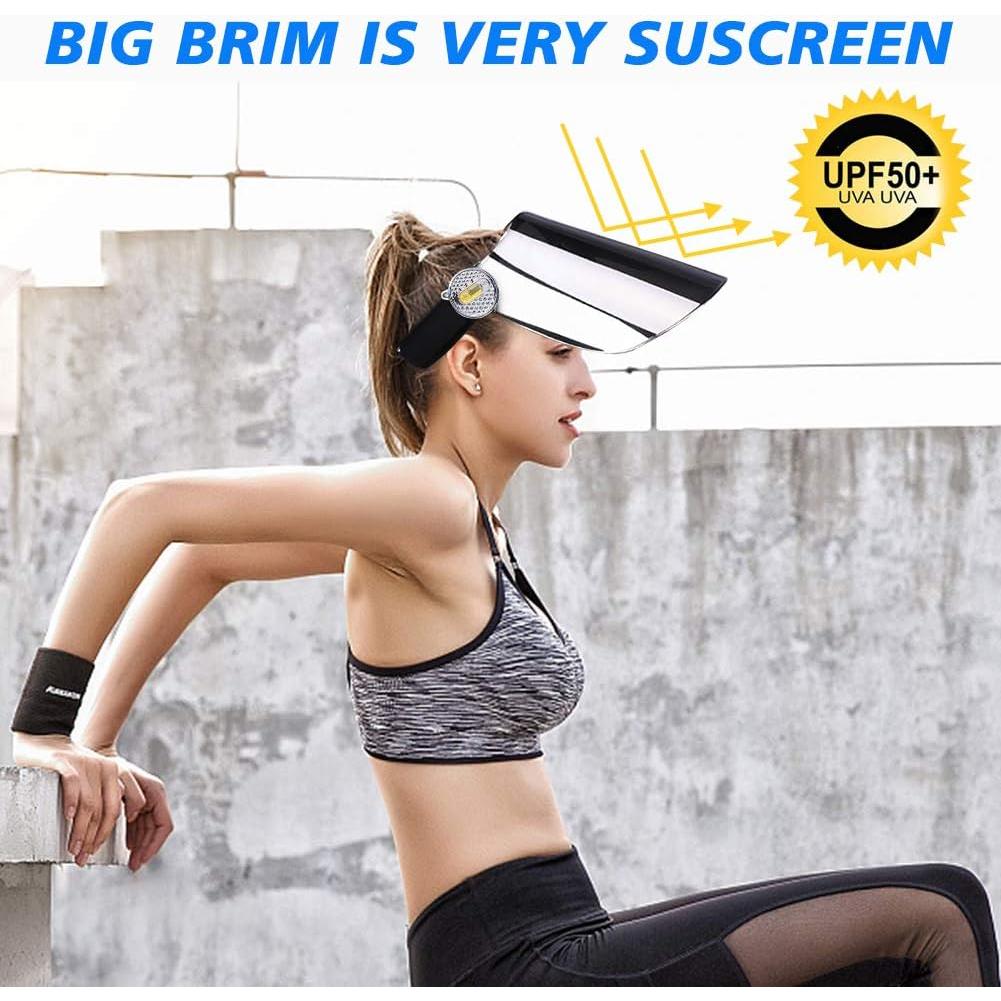 Gorra de Sol WAYCOM con Protección UV UPF 50+ Ajustable