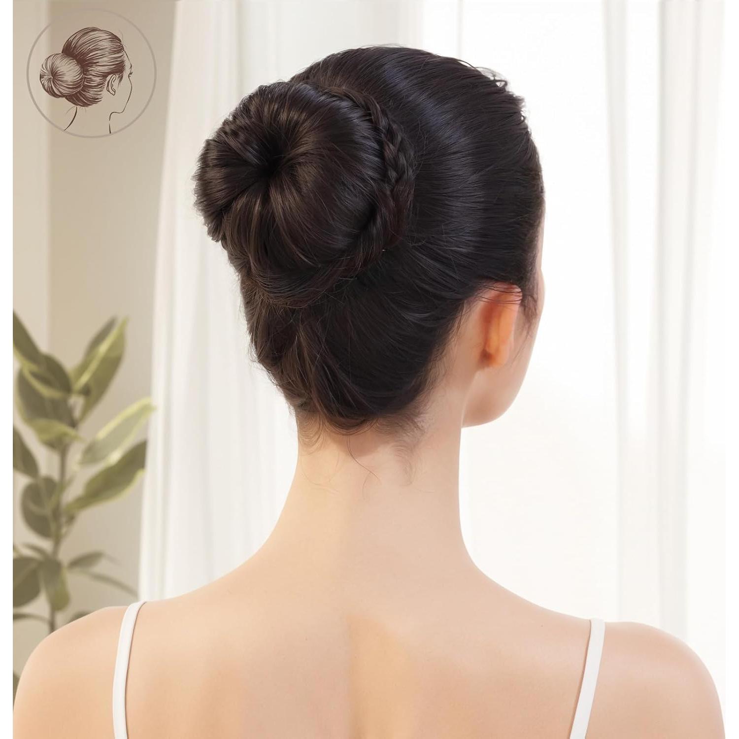 Pasadores de Cabello Espirales FANDAMEI 50 Piezas Negros