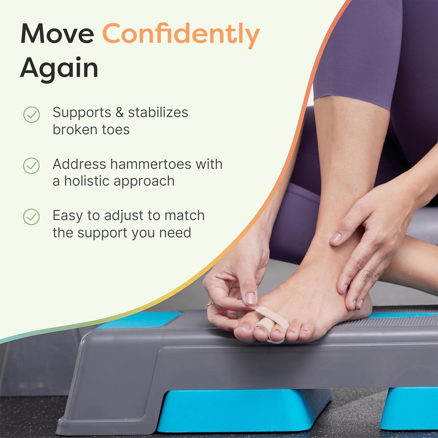 Corrector de Dedo en Martillo ZenToes - 4 Unidades Pequeñas Beige