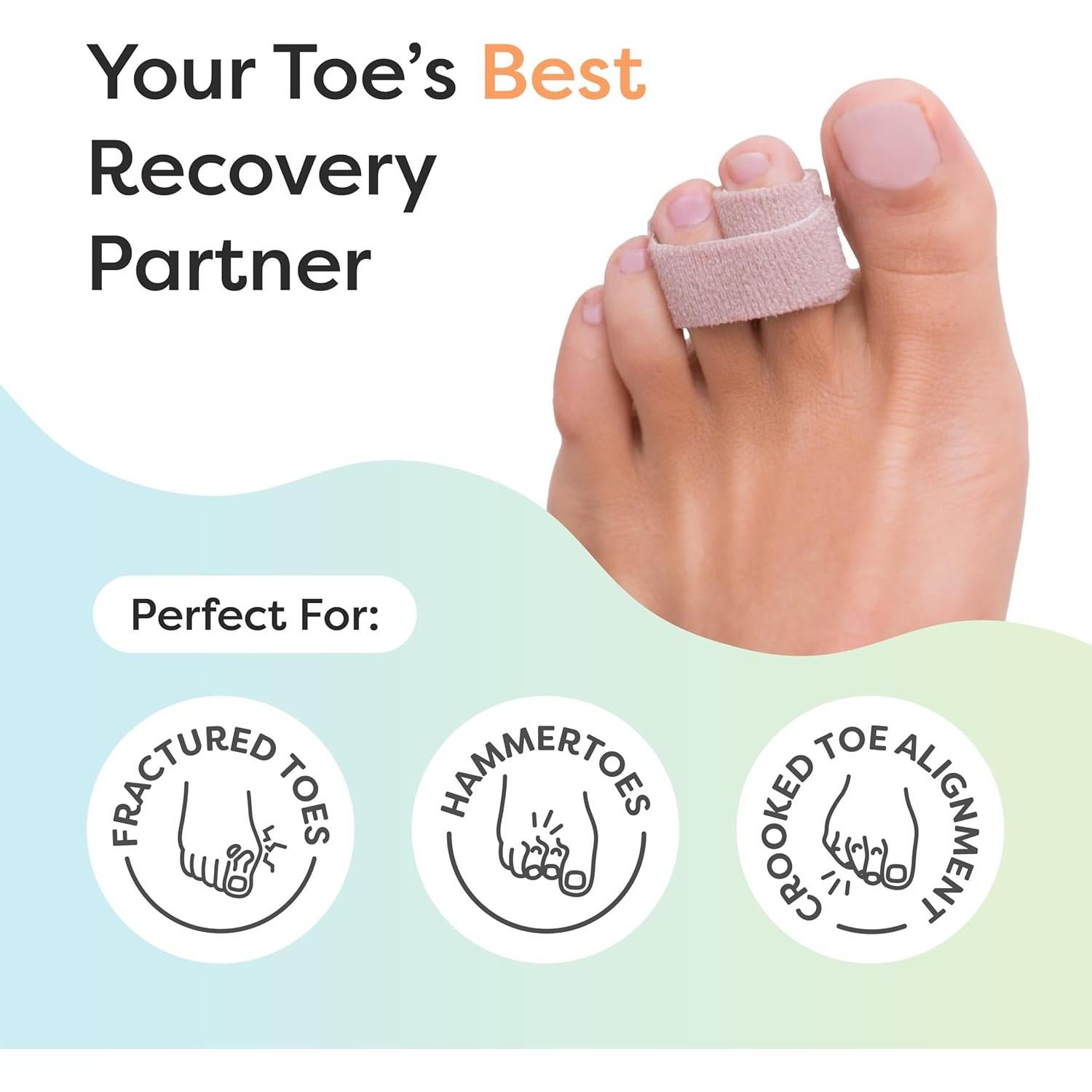 Corrector de Dedo en Martillo ZenToes - 4 Unidades Pequeñas Beige