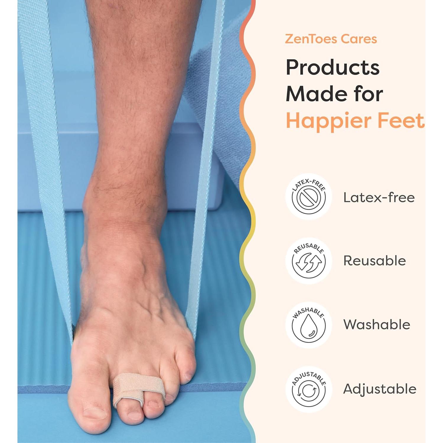 Corrector de Dedo en Martillo ZenToes - 4 Unidades Pequeñas Beige