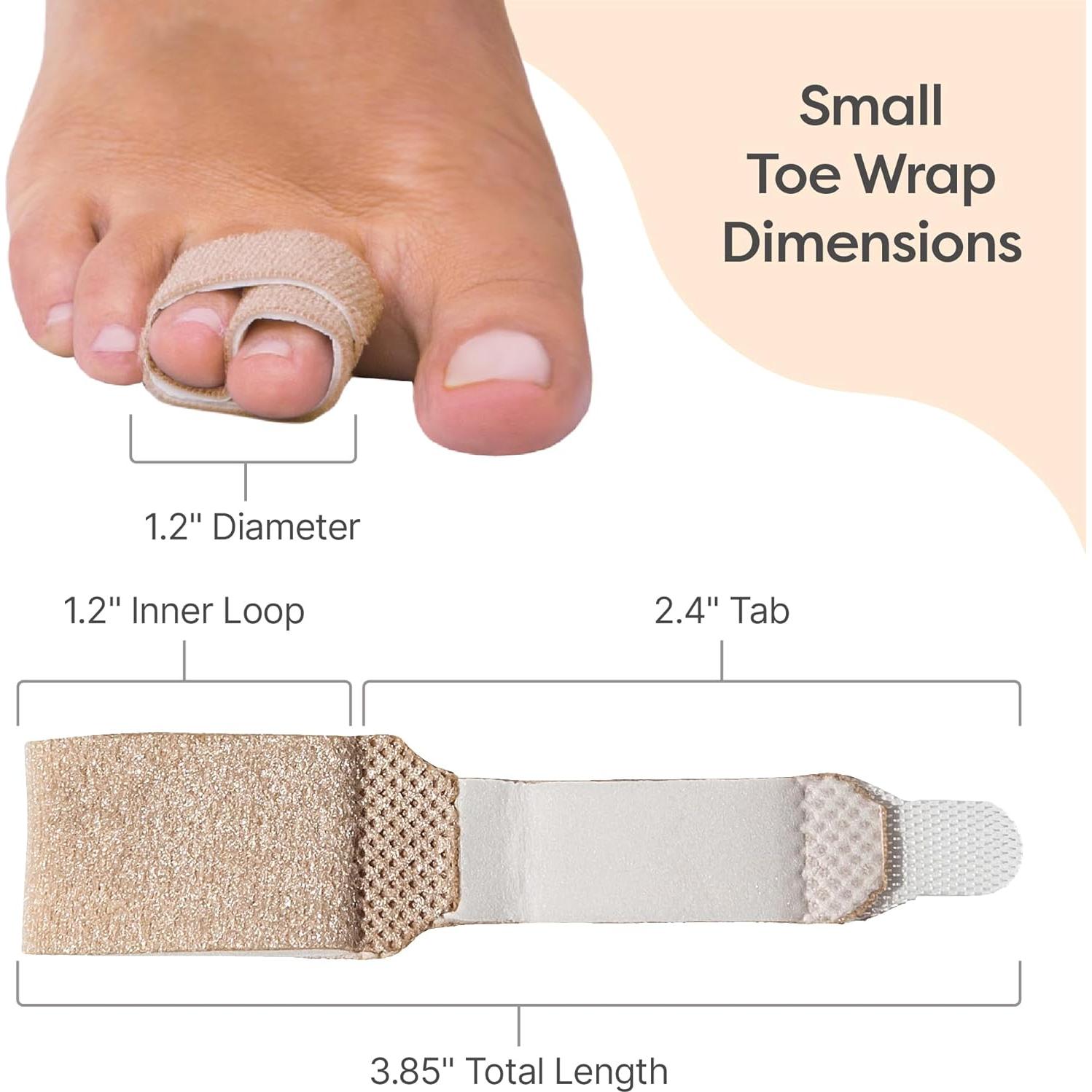 Corrector de Dedo en Martillo ZenToes - 4 Unidades Pequeñas Beige