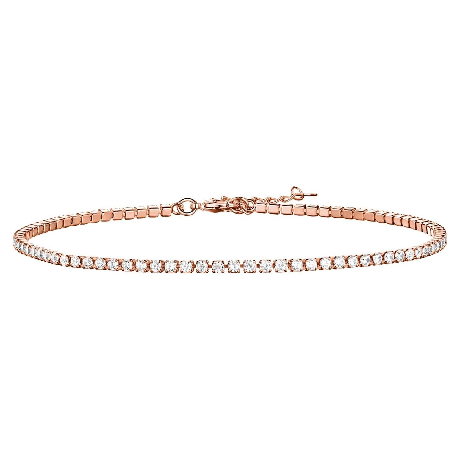 Pulsera de Tobillo de Oro de 14K PAVOI para Mujeres