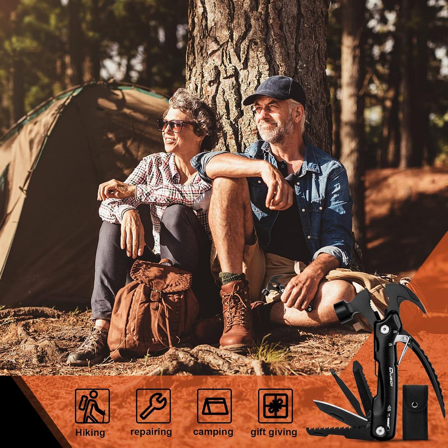 Martillo Multiherramienta Dusor 12 en 1 para Camping