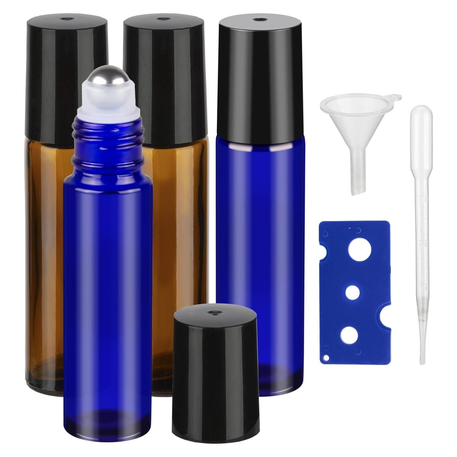 Botellas Roll-On de Aceite Esencial 10ml GIVITASOT - 4 Piezas