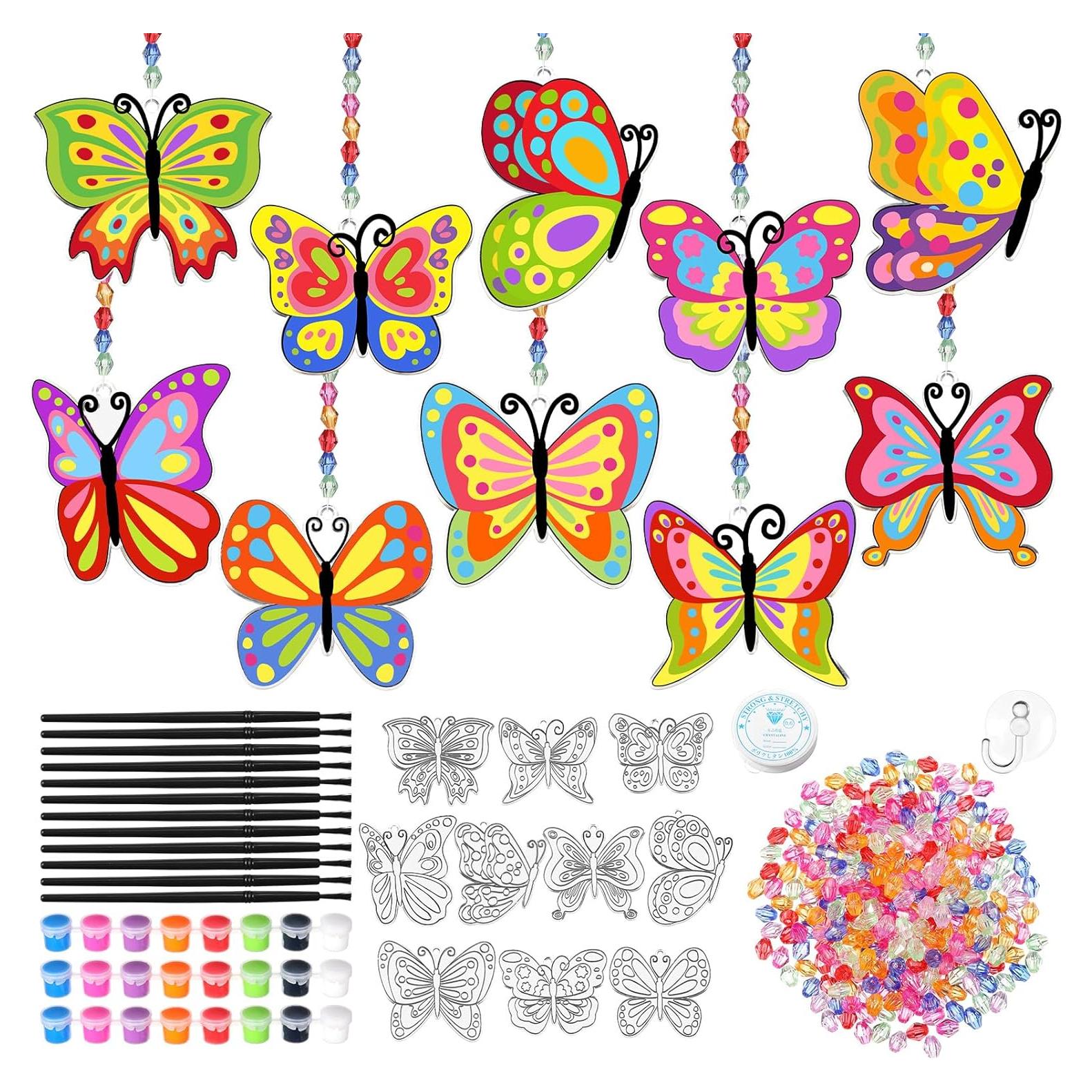Kit de Manualidades DIY Atrapasol Mariposa Dunzoom 30 Piezas