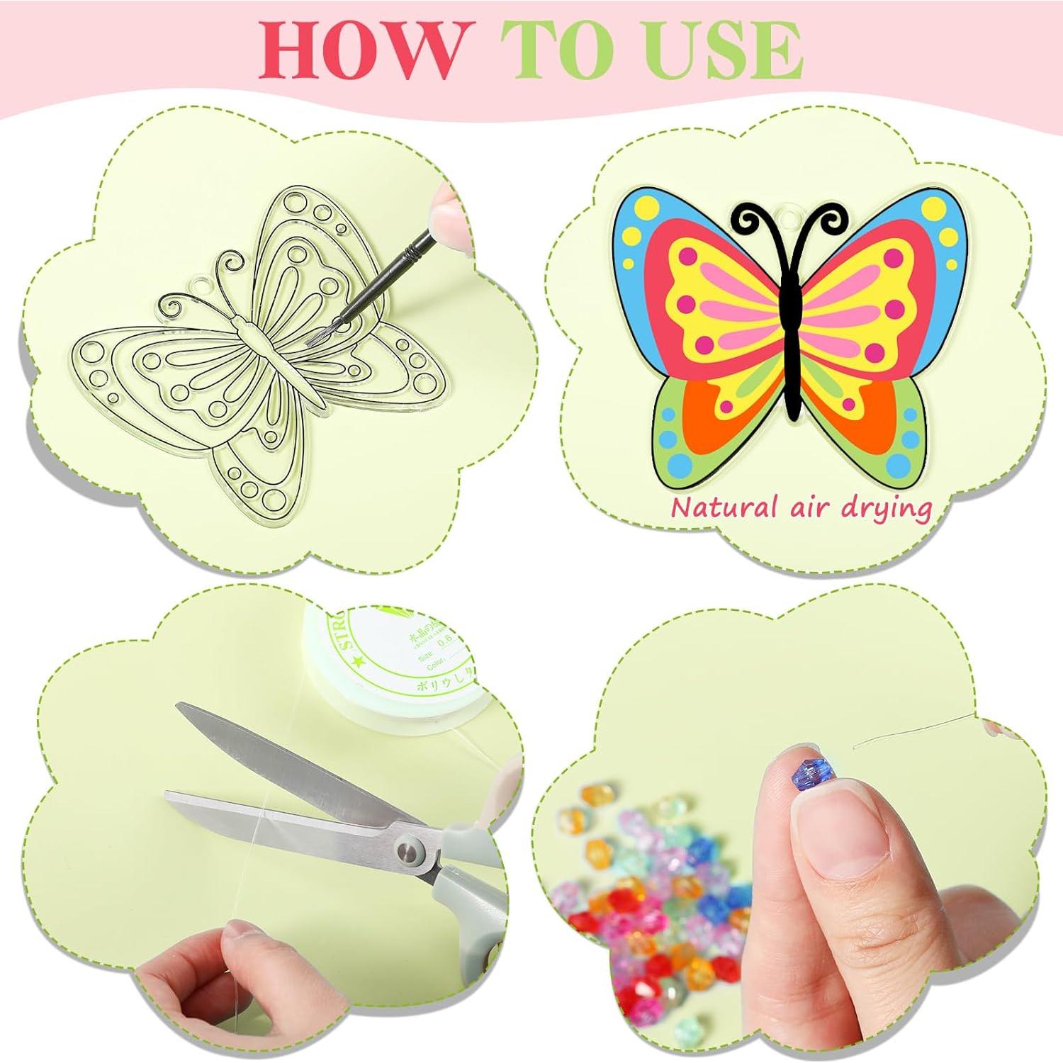 Kit de Manualidades DIY Atrapasol Mariposa Dunzoom 30 Piezas